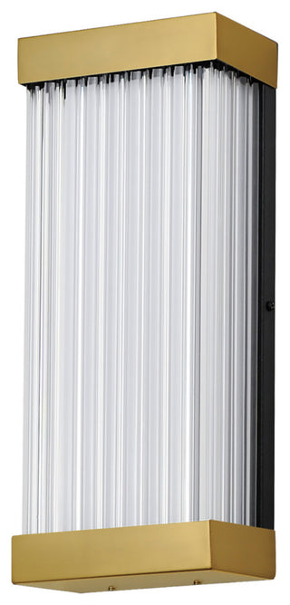 ET2 E30230-122 Acropolis 14" Tall LED Outdoor Wall Sconce - Natural Aged Brass