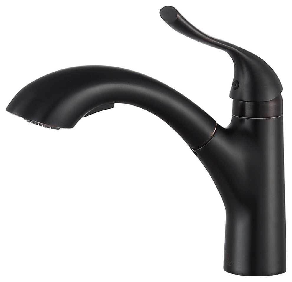 Navona Single Handle Pull-Out Sprayer Kitchen Faucet, Oil Rubbed Bronze