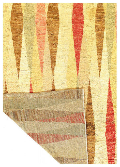 Fine Hand Knotted Modern Shaggy Rug 5'6''x8'7''