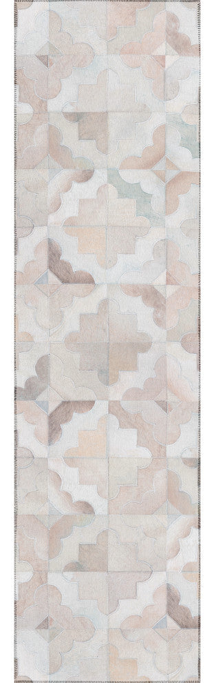 Indoor/Outdoor Stetson SS8 Linen Machine Washable 2'3" x 12' Runner Rug