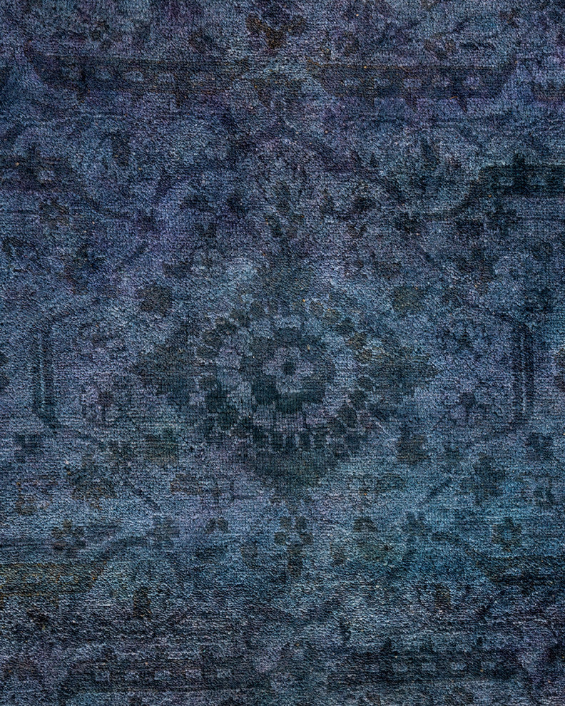Vibrance, One-of-a-Kind Handmade Area Rug Purple, 14'9"x12'0"