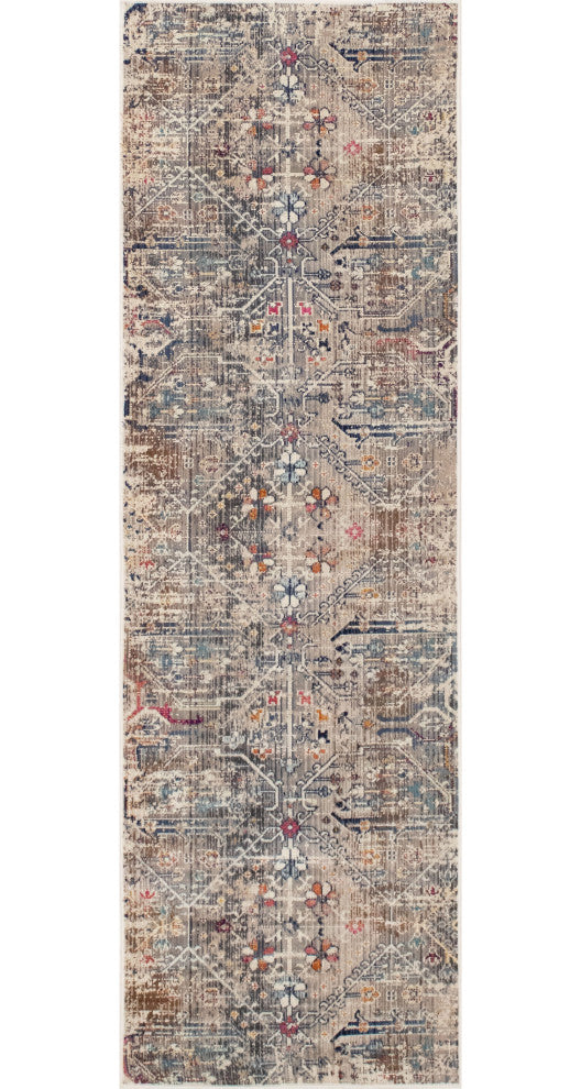 Noori Rug Low-Pile Hunter Brown/Grey Rug