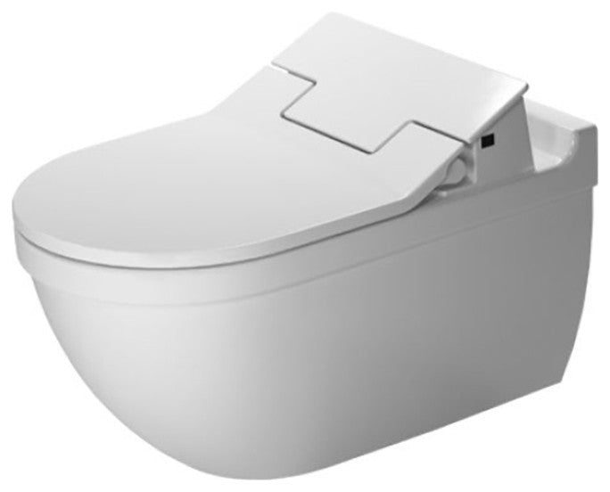 Duravit Starck 3 Wall Mount Toilet Bowl, Dual Flush, White