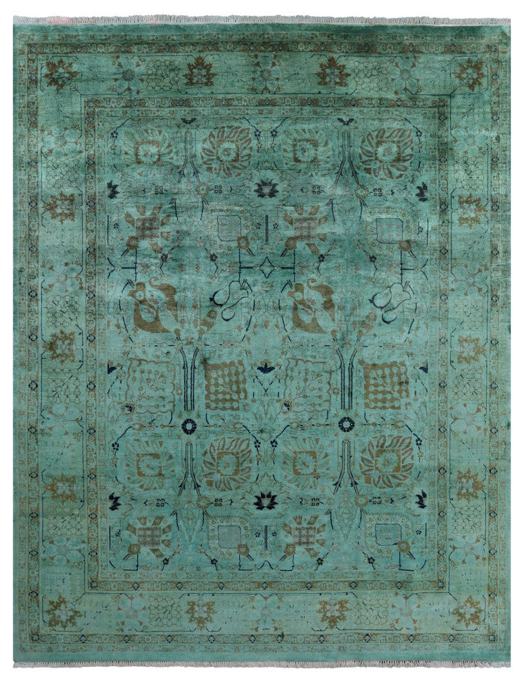 8' 2" X 10' 4" Handmade Overdyed Full Pile Rug - PR2379