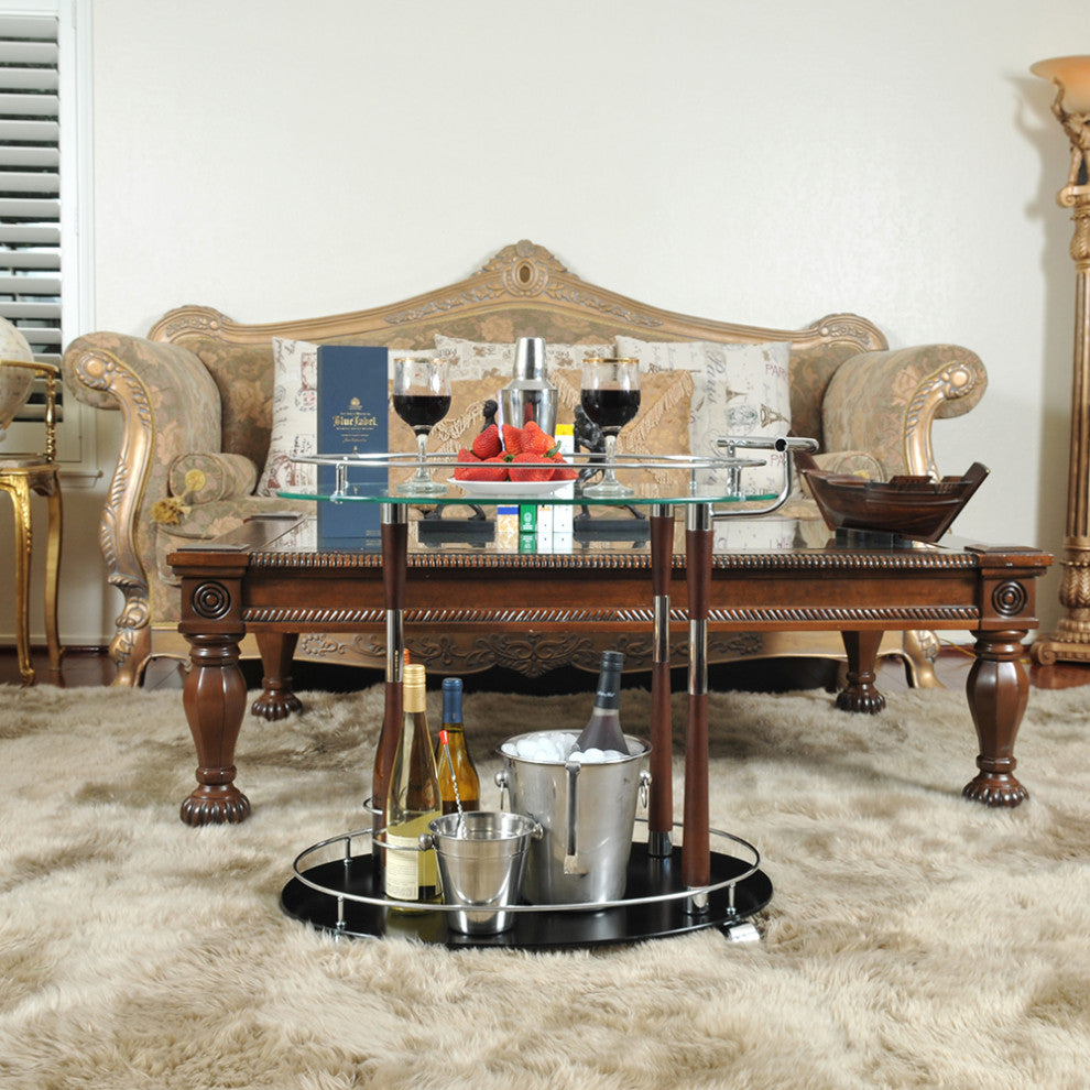 Anne Home Serving Trolley Bar Cart, Serving Cart