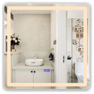 CHLOE Lighting SPECULO Back Lit LED Mirror 4000K, Warm White, 24"