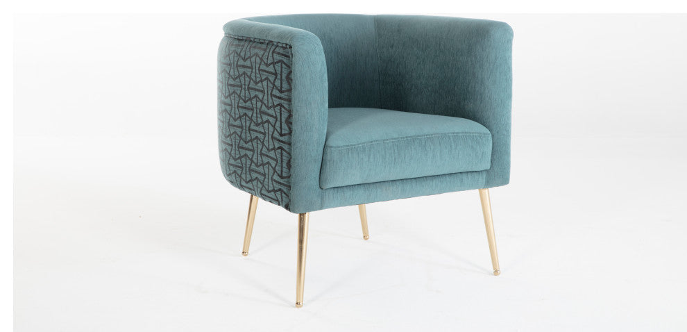 Cloak  Accent Armchair, Cloak Green