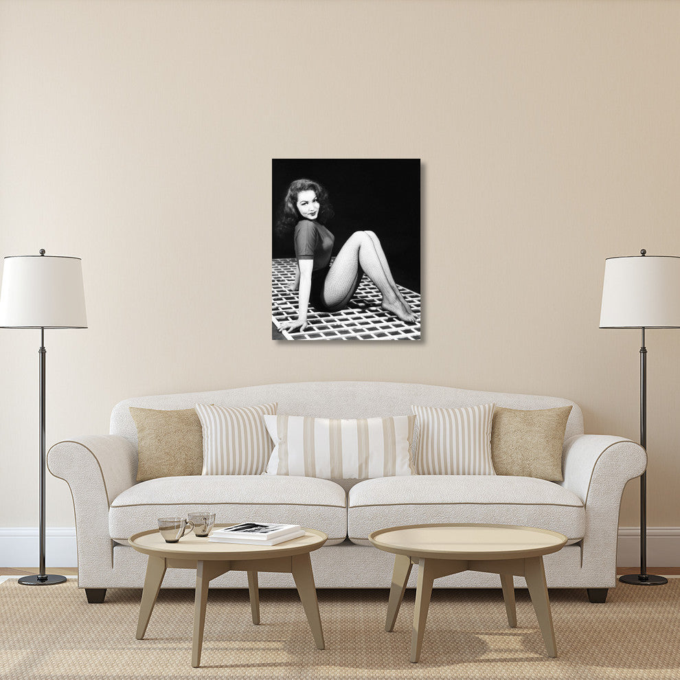 "Julie Newmar" Stretched Canvas Giclee by Hollywood Photo Archive, 33x40"