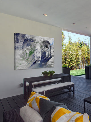 "Ram in Charge" Painting Print on Wrapped Canvas, 30"x20"