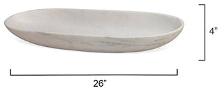 Long Oval Marble Bowl