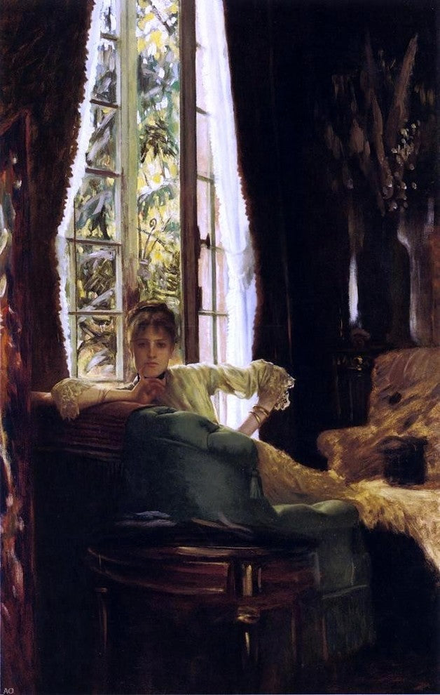 James Tissot Study for Wall Decal