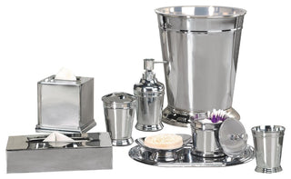 nu steel Timeless Boutique Tissue Box Cover