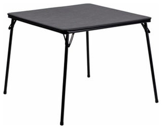 Black Folding Card Table