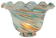 Meyda Lighting 7"W Fluted Bell Peacock Shade