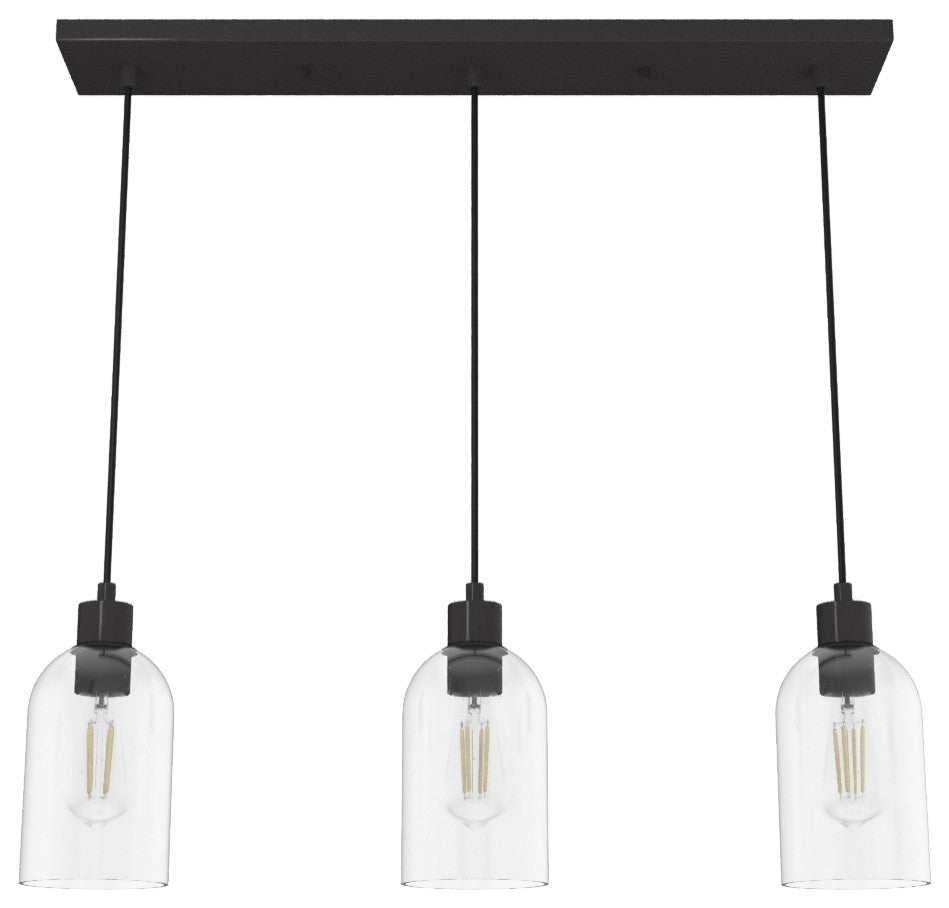 Hunter Lochemeade Noble Bronze 3 Light Cluster Ceiling Light Fixture