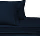 King Size 600 Thread Count 100% Cotton Sheet Sets Solid (Navy)