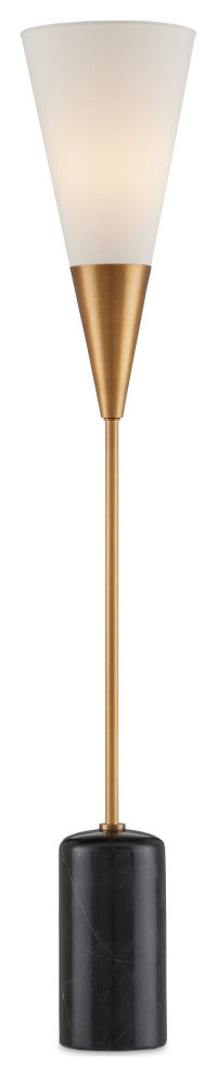 Martini Black Torchiere Table Lamp