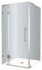Aston Avalux Frameless Shower Enclosure, Chrome, 34"x34"x72"