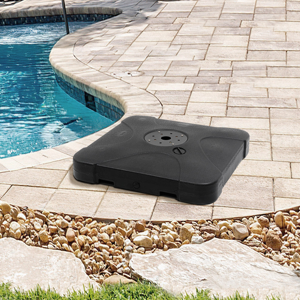 150 lbs Patio Outdoor Umbrella Base, Black