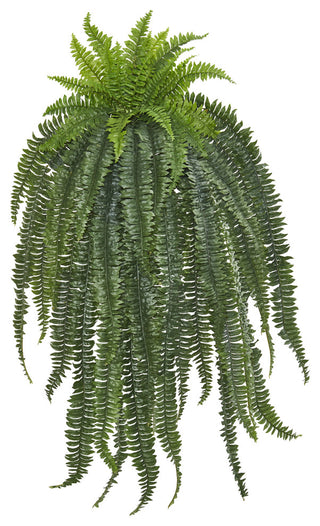 58" Boston Fern Artificial Hanging Plant