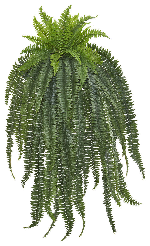58" Boston Fern Artificial Hanging Plant
