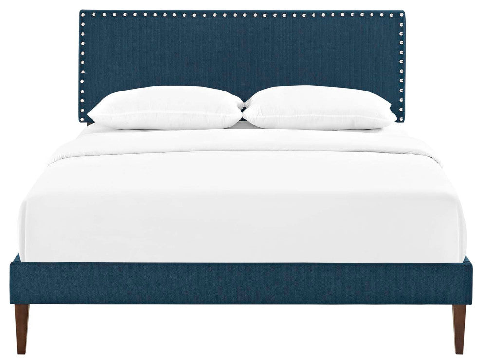 Macie Queen Platform Bed with Squared Tapered Legs