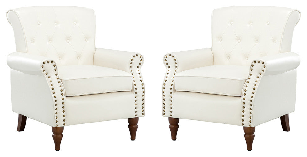 Cadmus Armchair Set of 2, Ivory