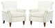 Cadmus Armchair Set of 2, Ivory