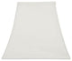 Square Bell Washer 10" Lampshade Replacement, White