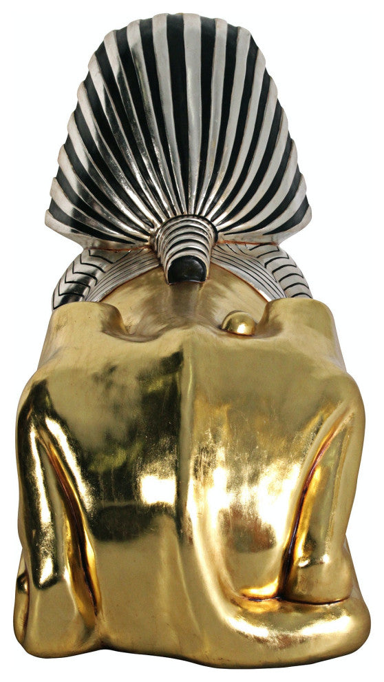 Grand Gilded Egyptian Sphinx