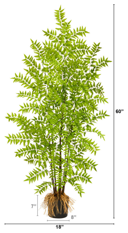 5' Bracken Fern Artificial Tree
