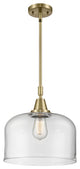 Innovations Lighting 447-1S-AB-G72-L Bell 1 Light 12" Mini Pendant