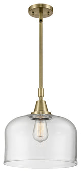 Innovations Lighting 447-1S-AB-G72-L Bell 1 Light 12" Mini Pendant