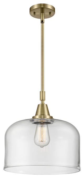 Innovations Lighting 447-1S-AB-G72-L Bell 1 Light 12" Mini Pendant