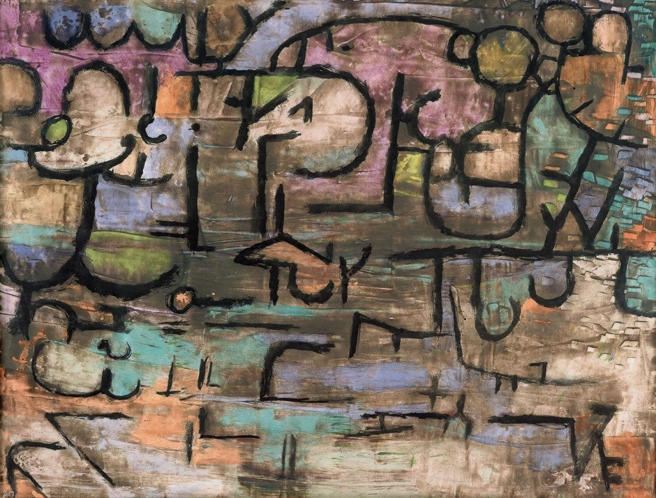 Paul Klee After the Floods, 21"x28" Wall Decal