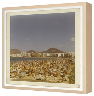 Beach Scene Fine Art Print, Maple, 30"x30"