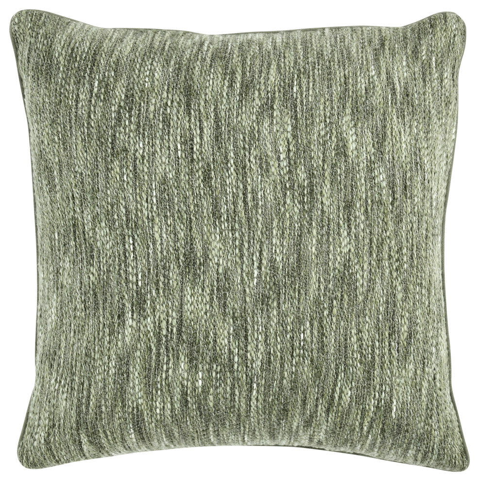 Sharma Cotton Blend Throw Pillow by Kosas Home, Cedar Green, 22x22
