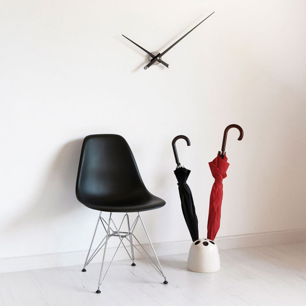 Nomon Axioma L Clock | Chromed Box, Walnut Hand