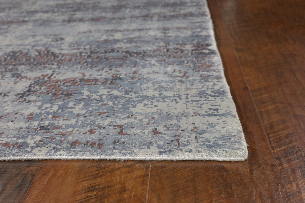 KAS Indulge 0801 Slate Pulse Area Rug, 8'6"x11'6"
