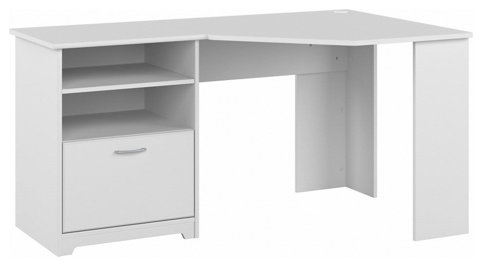 Cabot 60W Corner Desk, White
