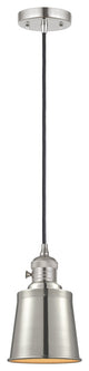 Innovations 201CSW-PN-M9-LED Addison 1 Light Pendant, Switch, Polished Nickel