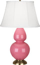Robert Abbey RA-1607 1-Light Table Lamp, Double Gourd