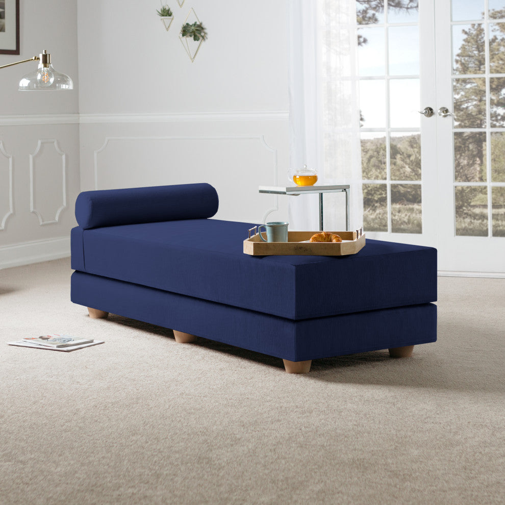 Alon Daybed Queen Size Convertible Sleeper, Indigo