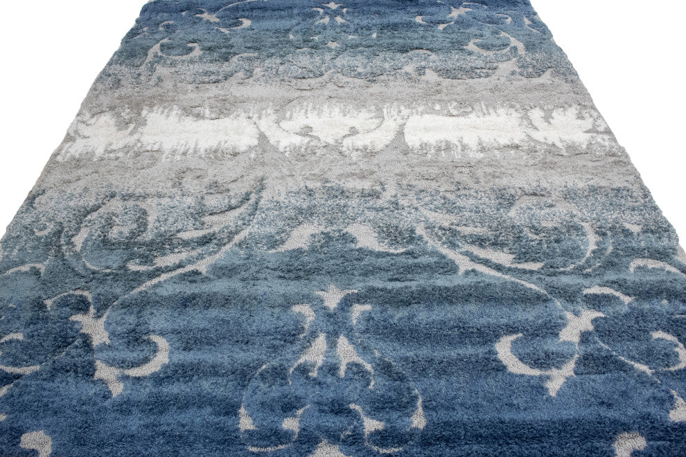 Noori Rug High-low Sierra Grey/Blue Rug