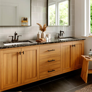 Karran 2-Hole 2-Handle Bathroom Faucet With Pop-Up Drain, Oil Rubbed Bronze