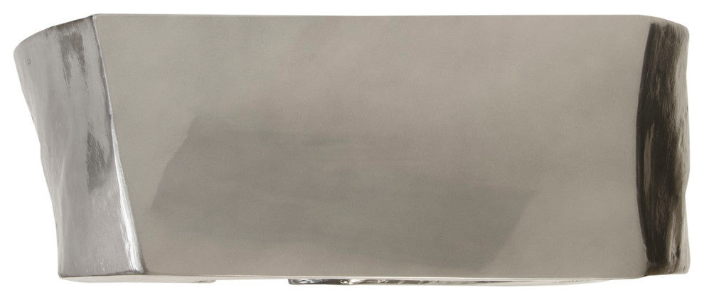 Plateada Hollow Console, Liquid Silver