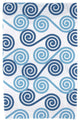 Rip Curl, Geometric Print Beach Towel, Blue