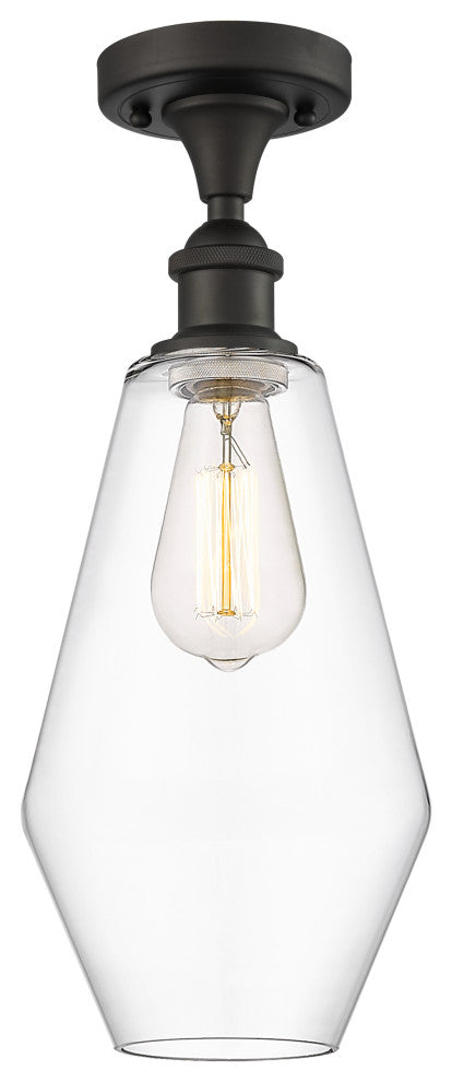 Innovations 516-1C-OB-G652-7-LED 1-Light Semi-Flush Mount, Oil Rubbed Bronze