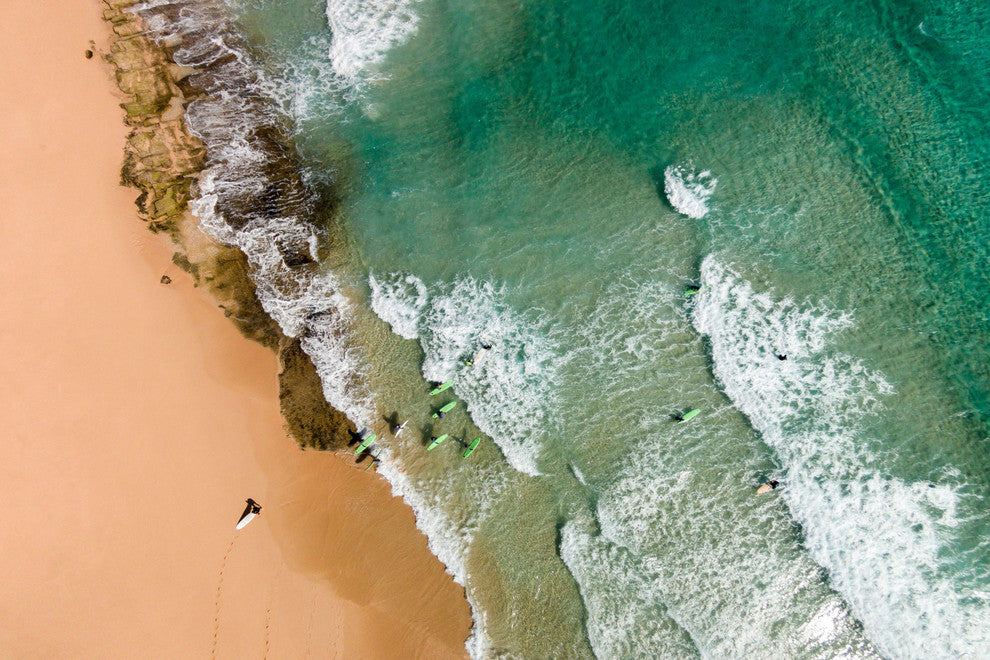 "The Waves" Print on Canvas by Karolis Janulis