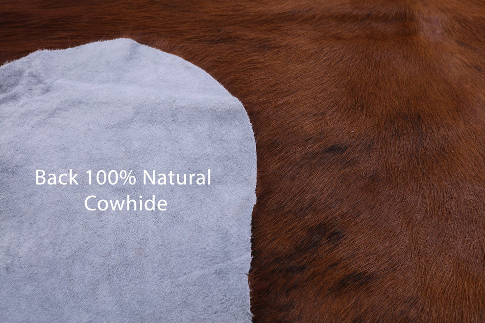 6' 0" X 5' 4" Natural Cowhide Rug C2053